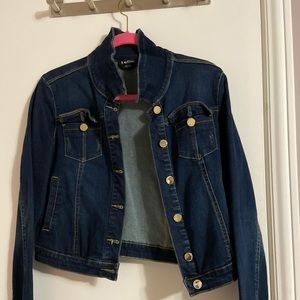Cute dark jean jacket!